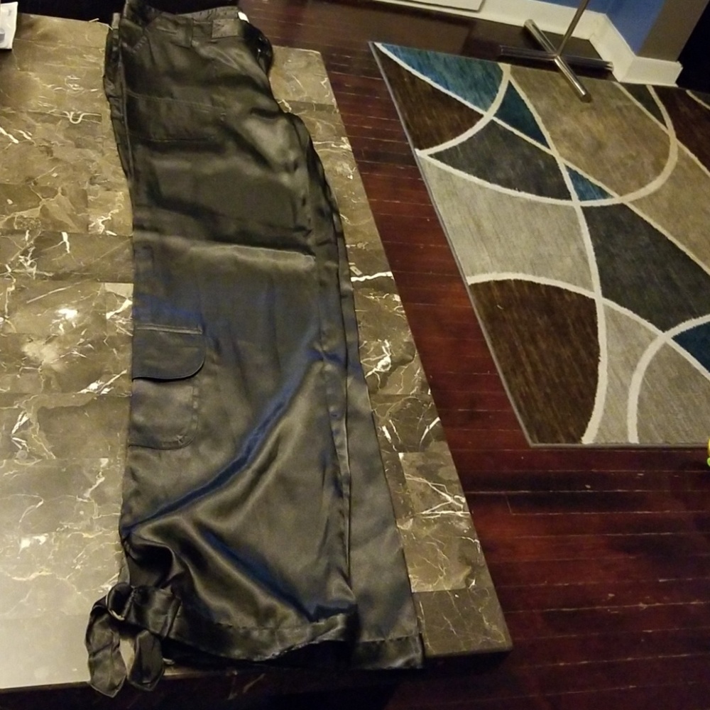 Juniors satin pants